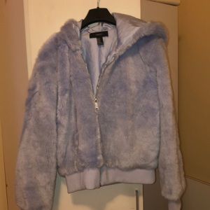 Faux fur coat